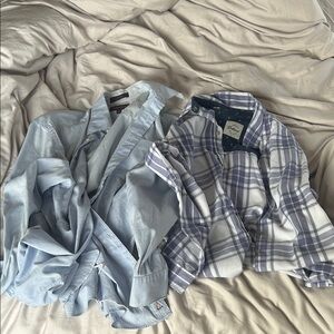 Nordstrom Light Blue Cotton Shirt size 15-34. Jachs girlfriend New York size S